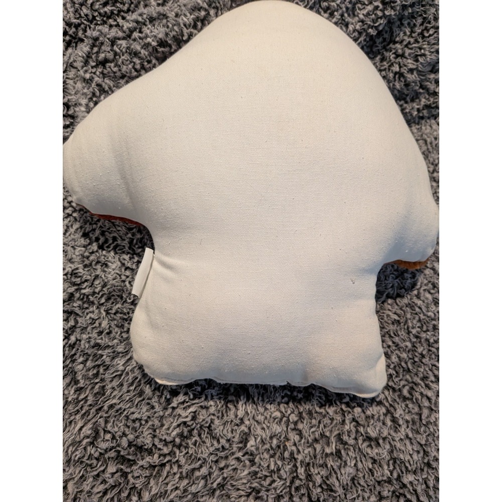 Storehouse Seasonal Accent Mushroom Throw Pillow Whimsical 15x14x8 Cottagecore - Picture 5 of 10